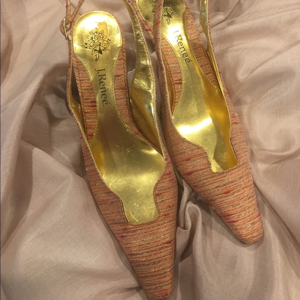 J. Renee sling back pumps